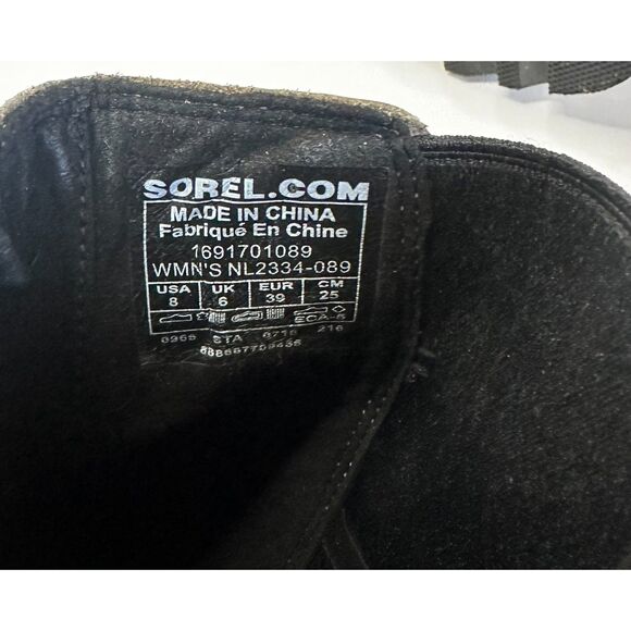 SOREL Women's Kettle Lea Wedge Weather Proof Joan of Arc Bootie Size 8 - Picture 9 of 10